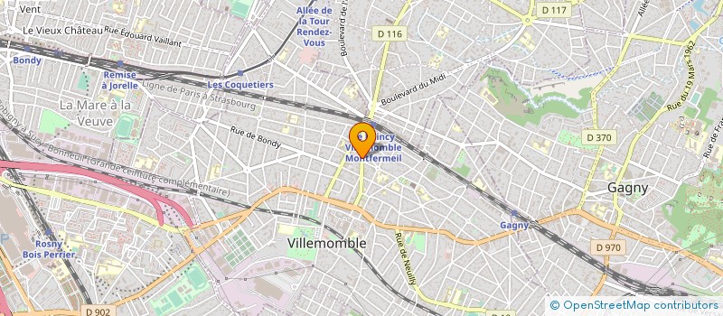 localisation de l'entreprise MAM O REVE BLEU  VILLEMOMBLE