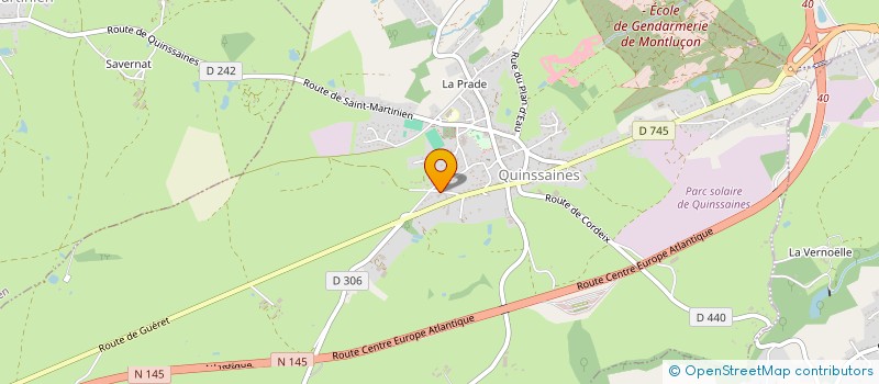 localisation de l'entreprise MAM O SUCRE D'ORGE à QUINSSAINES