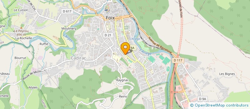 localisation de l'entreprise MAM'OUR ARIEGE à FOIX