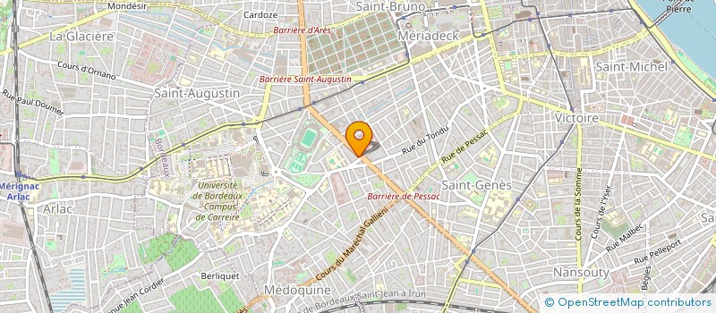 localisation de l'entreprise MAM'OURS  BORDEAUX