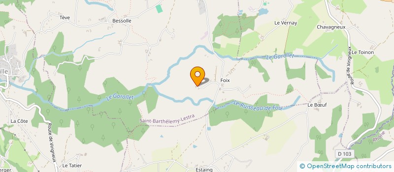 localisation de l'entreprise MAM'OURS ET COMPAGNIE  SAINT-BARTHELEMY-LESTRA