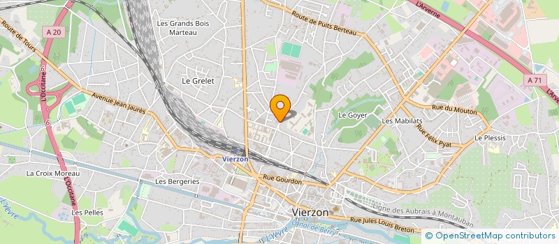 localisation de l'entreprise MAM P'TIT BOUT DE REVE  VIERZON