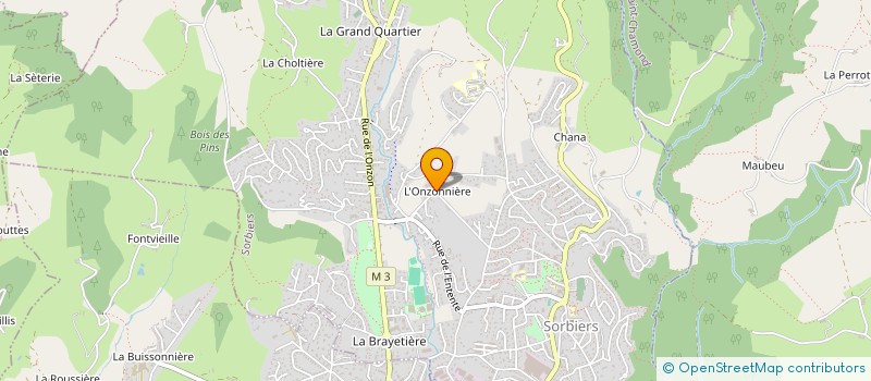 localisation de l'entreprise MAM PAS A PAS à SORBIERS