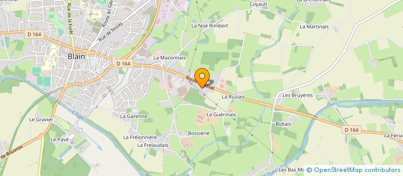 localisation de l'entreprise MAM PAS A PAS  BLAIN
