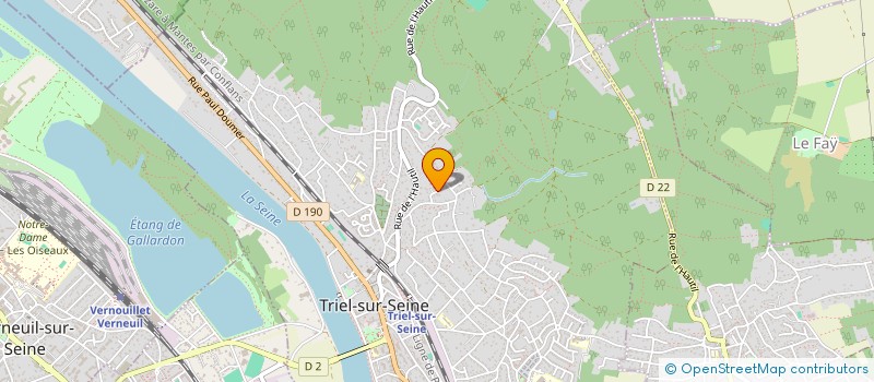 localisation de l'entreprise MAM PETITS PAS'PILLON à TRIEL-SUR-SEINE