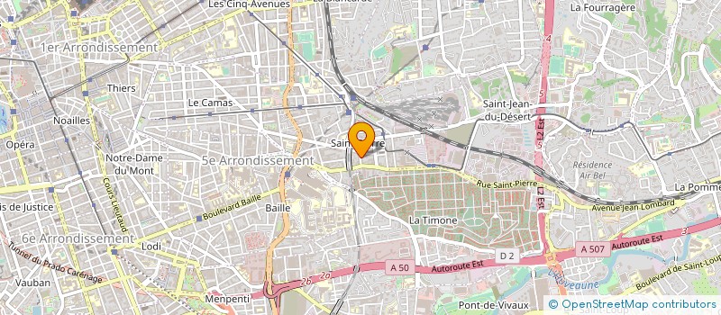 localisation de l'entreprise MAM PICOTI PICOTA à MARSEILLE