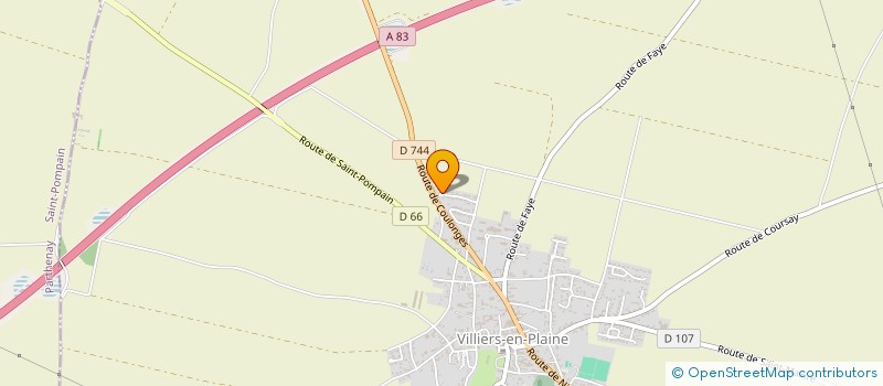 localisation de l'entreprise MAM PLAINE D'ENFANTS à VILLIERS-EN-PLAINE
