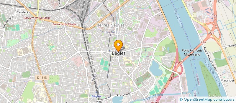 localisation de l'entreprise MAM PLUME & CIE à BEGLES