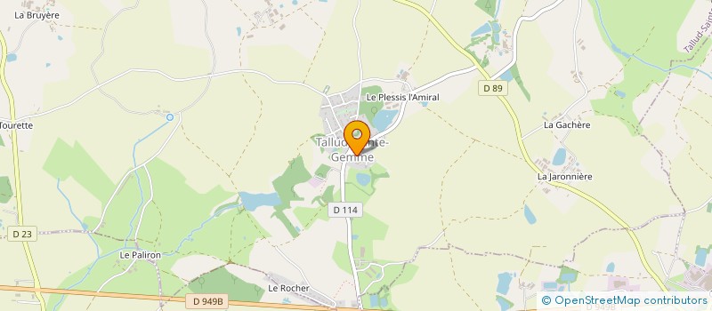 localisation de l'entreprise MAM POMME D'API  TALLUD-SAINTE-GEMME