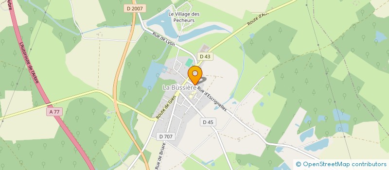 localisation de l'entreprise MAM RAYONS DE SOLEIL à LA BUSSIERE