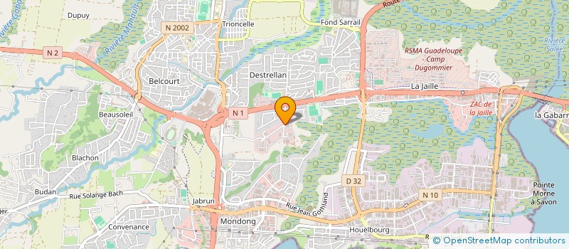 localisation de l'entreprise MAM'S  BAIE-MAHAULT