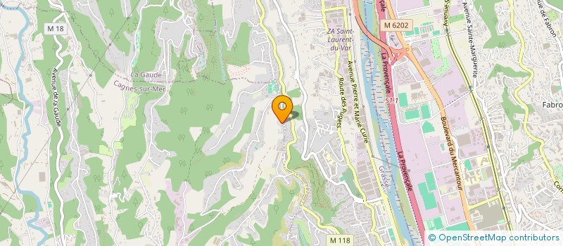 localisation de l'entreprise MAM'S FAMILY  CAGNES-SUR-MER