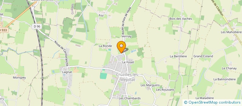 localisation de l'entreprise MAM-STRAM-GRAM à CRUZILLES-LES-MEPILLAT