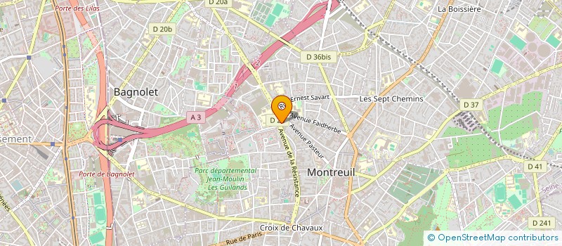localisation de l'entreprise MAM STRAM GRAM à MONTREUIL