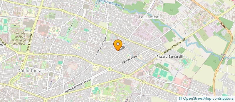 localisation de l'entreprise MAM SUPER CHOUETTE à PAU