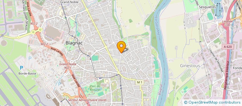 localisation de l'entreprise MAM SUPER POPPINS à BLAGNAC