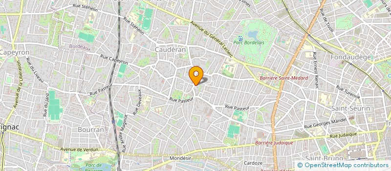 localisation de l'entreprise MAM THE CANAILLOUX à BORDEAUX