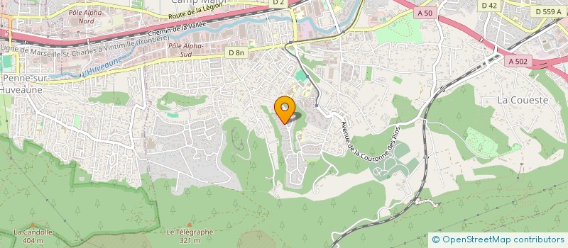localisation de l'entreprise MAM'TRIARCAT à AUBAGNE