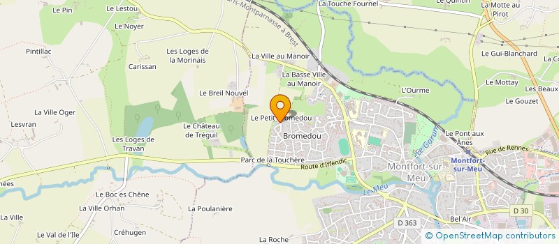 localisation de l'entreprise MAM TY MIGNONS  MONTFORT-SUR-MEU