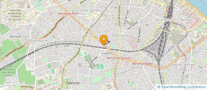 localisation de l'entreprise MAM UN JEU D'ENFANTS  TALENCE