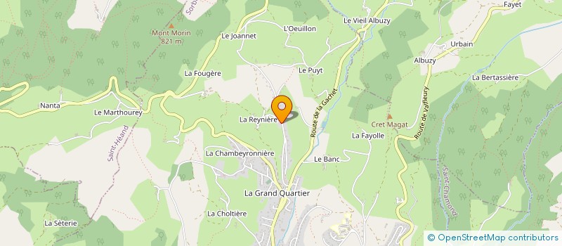 localisation de l'entreprise MAM'USE AU SAPEY à SORBIERS