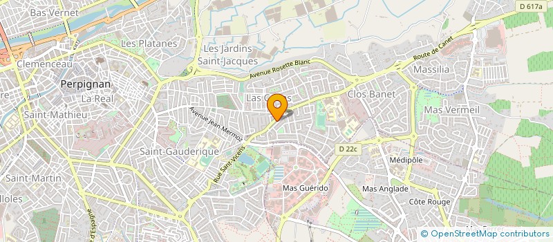 localisation de l'entreprise MAM VISCA PITITS (VIVE LES PETITS)  PERPIGNAN