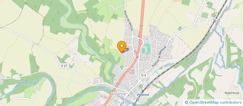 localisation de l'entreprise MAM Z'ELLES  VIVONNE