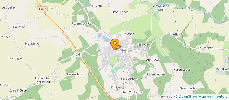 localisation de l'entreprise MAM'ZELE PAPERASSE  MESLAN