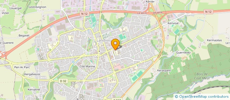 localisation de l'entreprise MAM'ZELLE à LANDIVISIAU
