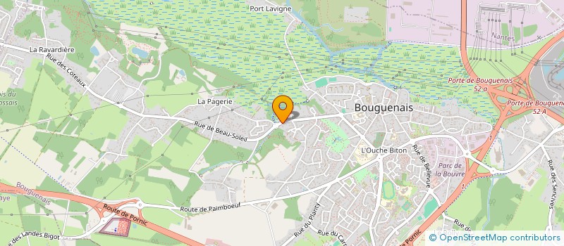localisation de l'entreprise MAM'ZELLE BULLE  BOUGUENAIS