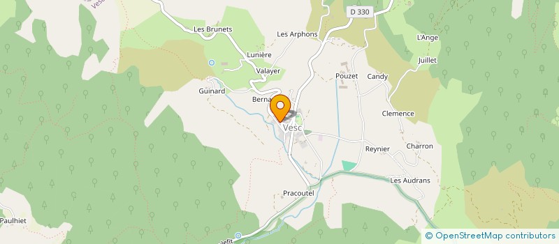 localisation de l'entreprise MAM'ZELLE COCKTAIL  VESC