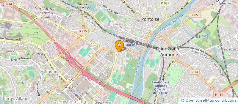 localisation de l'entreprise MAM'ZELLE GOUDARD  PONTOISE