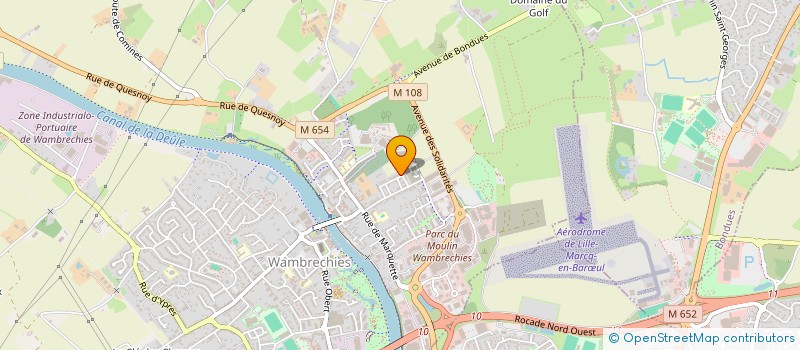 localisation de l'entreprise MAM'ZEN  WAMBRECHIES