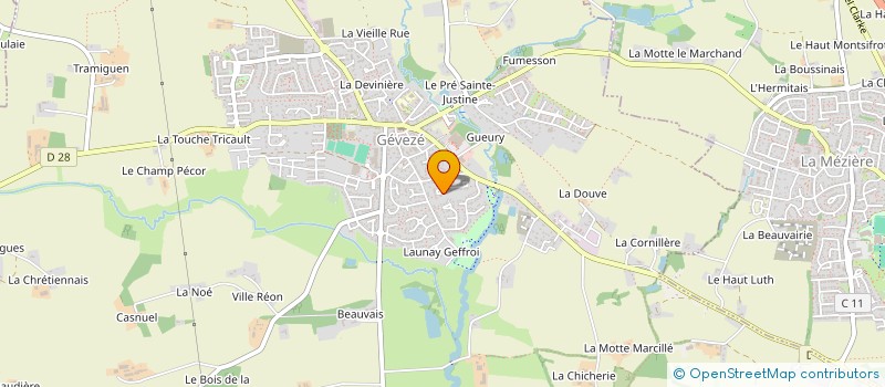 localisation de l'entreprise MAMA  GEVEZE