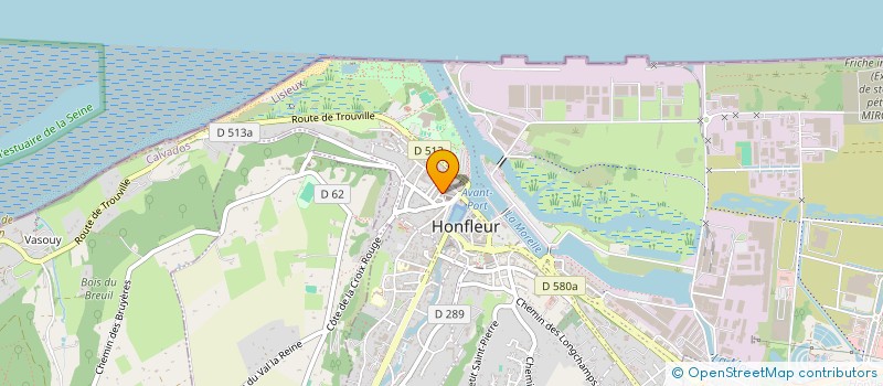 localisation de l'entreprise MAMA à HONFLEUR