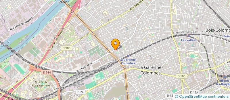 localisation de l'entreprise MAMA à COLOMBES