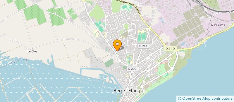 localisation de l'entreprise MAMA à BERRE L'ETANG
