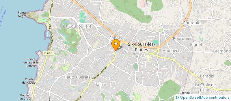 localisation de l'entreprise MAMA à SIX-FOURS-LES-PLAGES