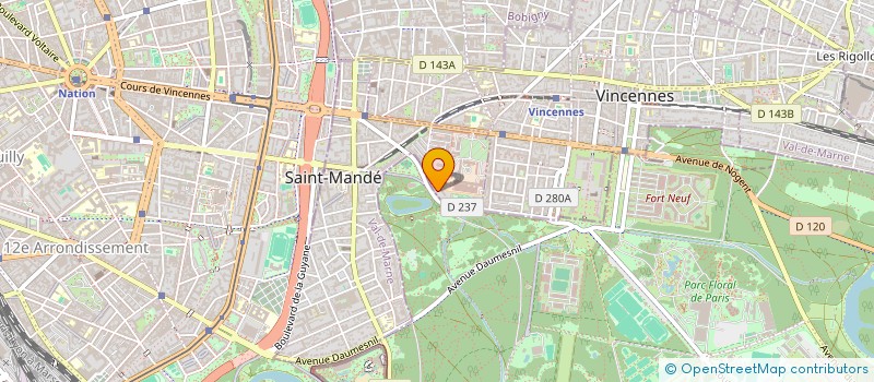 localisation de l'entreprise MAMA à SAINT-MANDE
