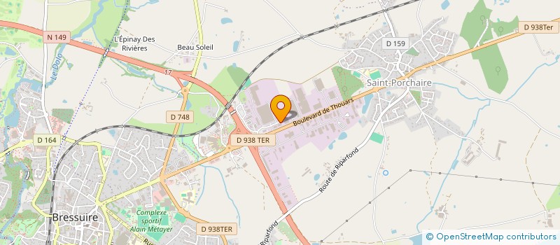 localisation de l'entreprise MAMA ARENA  BRESSUIRE