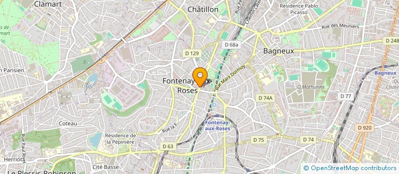 localisation de l'entreprise MAMA COSY à FONTENAY-AUX-ROSES