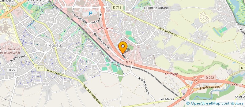 localisation de l'entreprise MAMA GLACES à TREGUEUX