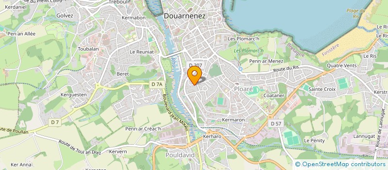 localisation de l'entreprise MAMA IMMO  DOUARNENEZ