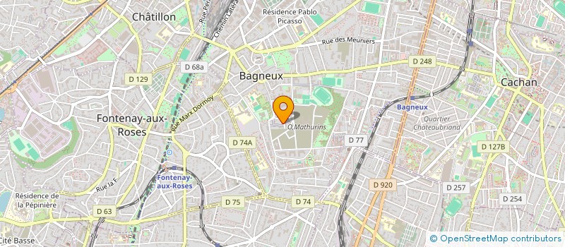 localisation de l'entreprise MAMA LOVA à BAGNEUX
