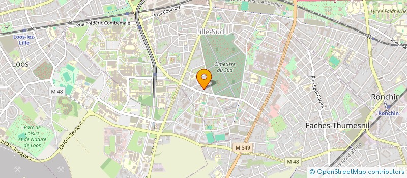 localisation de l'entreprise MAMA-MAISON D'ACCUEIL ET DE MOBILISATION POUR L'AUTONOMIE  LILLE