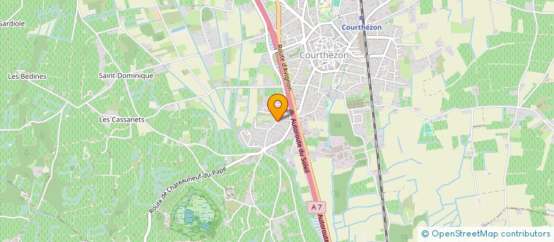 localisation de l'entreprise MAMA PINA  COURTHEZON