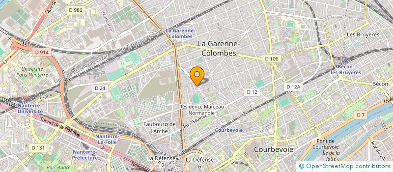 localisation de l'entreprise MAMA PIZZA à COURBEVOIE