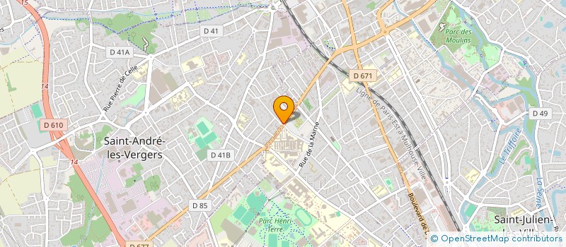 localisation de l'entreprise MAMA SOUSOU à SAINT-ANDRE-LES-VERGERS