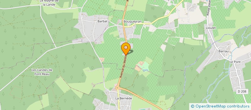 localisation de l'entreprise MAMAE  MOULIS-EN-MEDOC