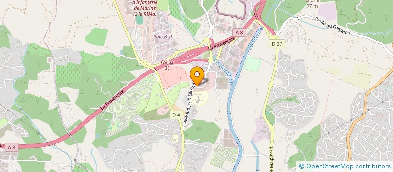 localisation de l'entreprise MAMAISON à FREJUS